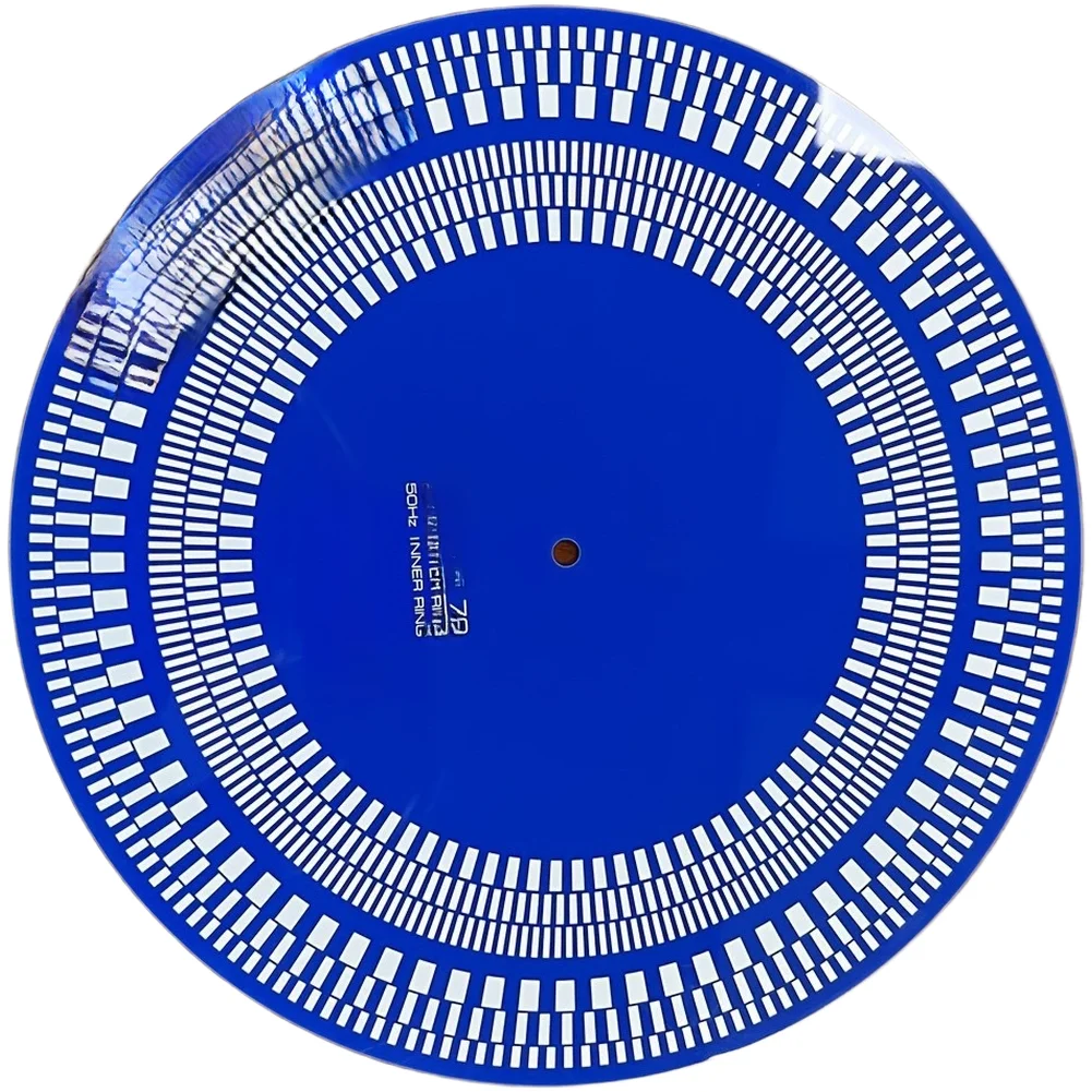 Turntable Strobe Disc For Velocity Measurement Tool Dual Sided Calibration Gauge For Vinyl Record Player LP Adjustment Accessory