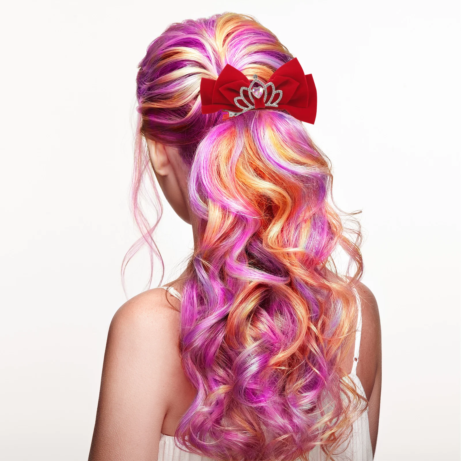 

Crown Clip Bow Headband For Little Small Hair Bows Headbands For Toddlers Girls Chinese Style Kids Hair Accessories