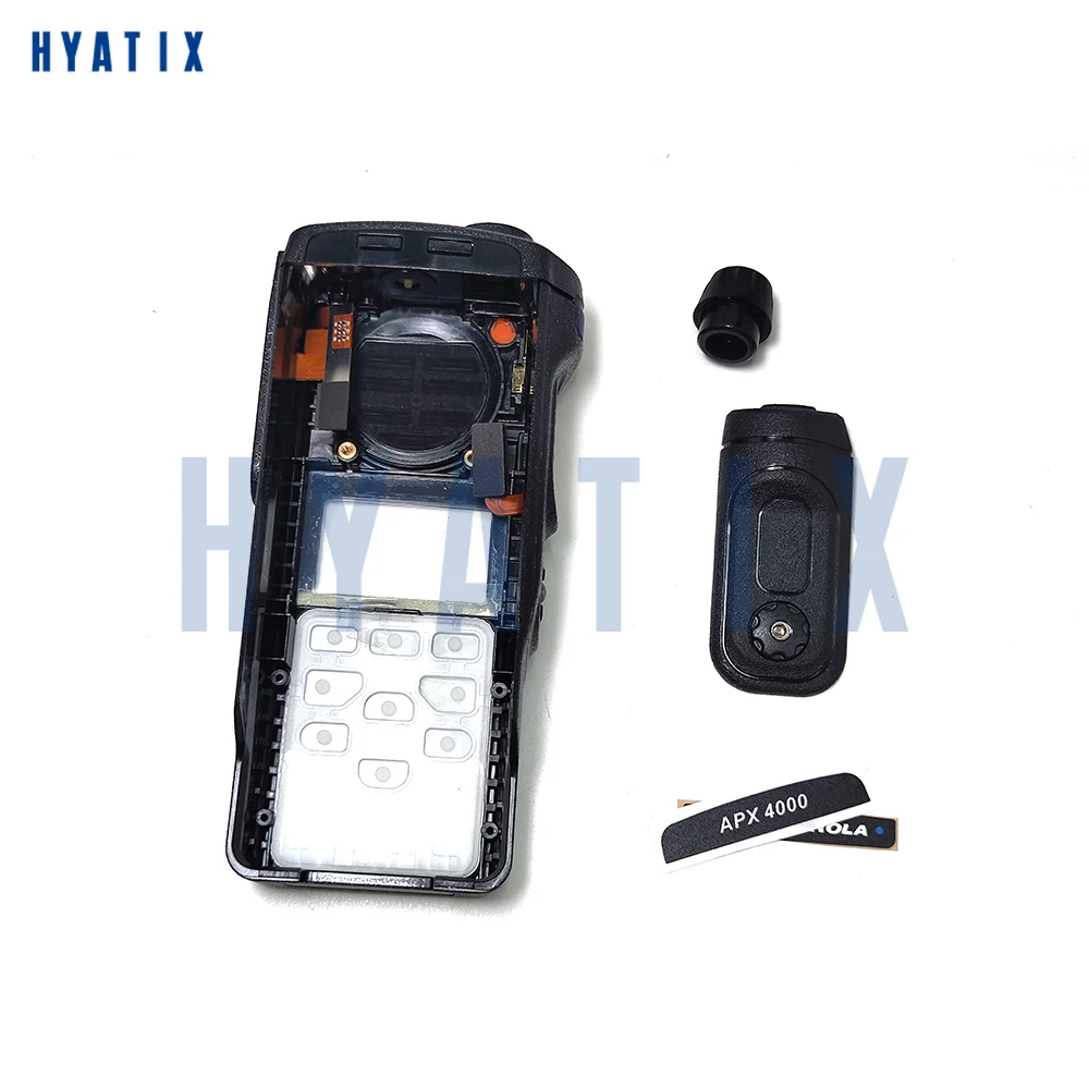 Kit Casing Penutup Keypad Terbatas dengan Tombol Tunggal untuk Aksesori Walkie Talkie APX4000 APX1000 APX2000