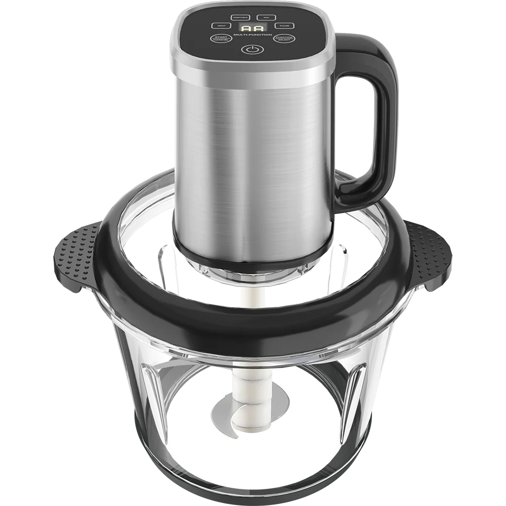 

2025 New Design Touch Digital 3L 5L Wholesale Small Meat Chopper Food Stainless Steel 4 Blade Electric Meat Grinders For Sale