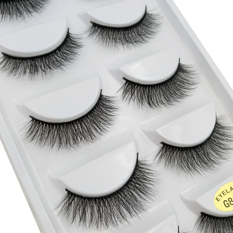 YSDO 10 Boxes Dramatic False EyeLashes Makeup Handmade Natural Long 3D Mink Lashes Eyelash Extension Fake cilios Tool Wholesale