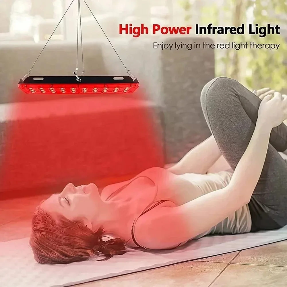 Red Light Therapy Panel Lamp Stand, ajustável 660nm e 850nm, luz infravermelha, alívio da fadiga, cuidados com a pele, Dropshipping