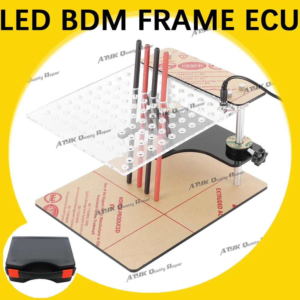LED BDM FRAME Adapters For KESS KTAG FGTECH V54 BDM Probe ECU Progammer Chip Tuning Tool LED ECU Programmer Diagnostic Tool