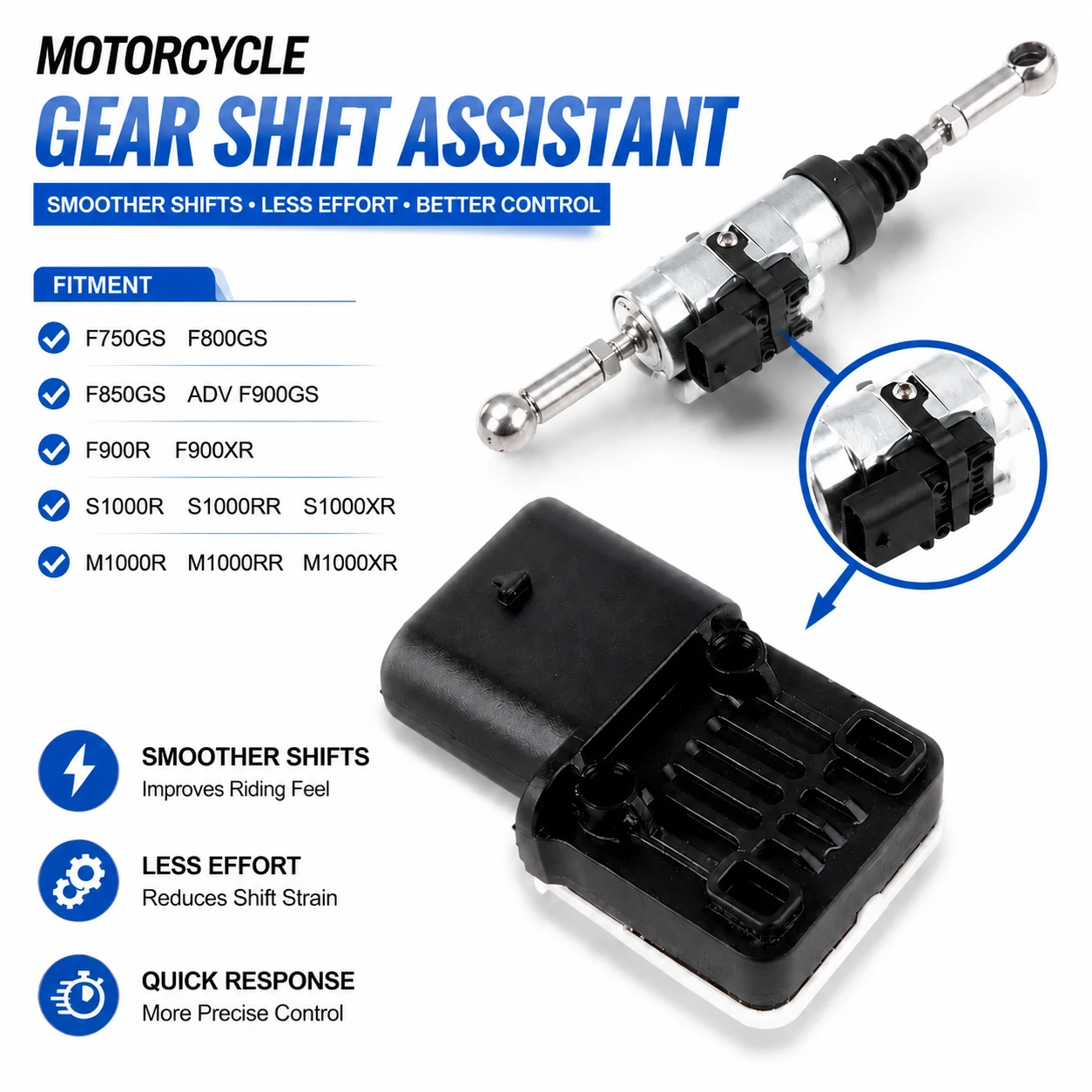 Motorcycle Quick Shift Assistant Gearshift Shifter Accessories For BMW F850GS F900GS ADV F750GS F800GS F900R M1000RR S1000XR RR
