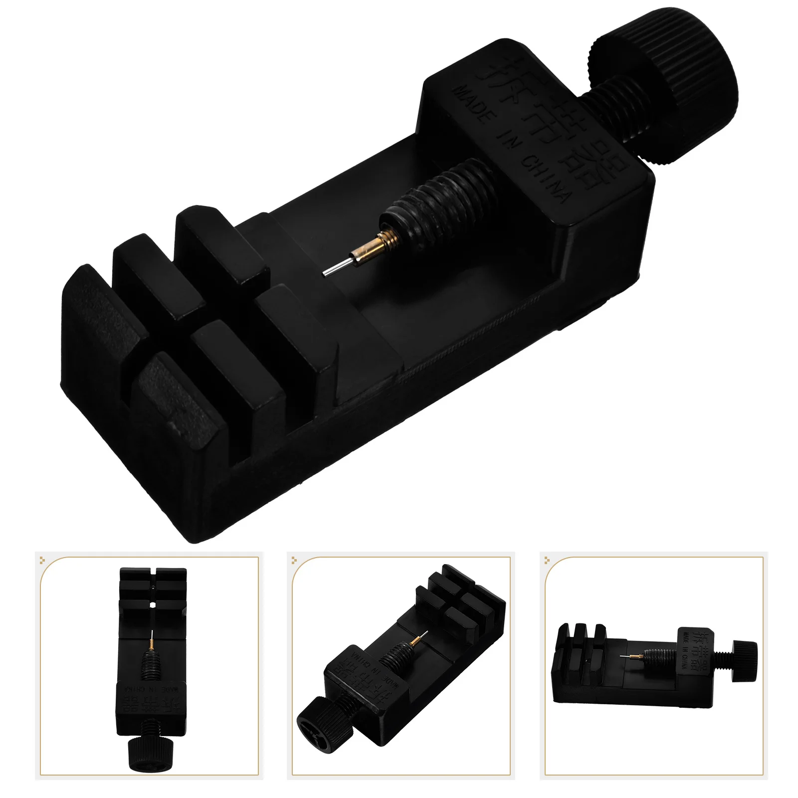 1Pcs Watch Link Removal Tool Durable Sturdy Solid Easy to Use Adjustable for Different Band Thicknesses Repair Tool