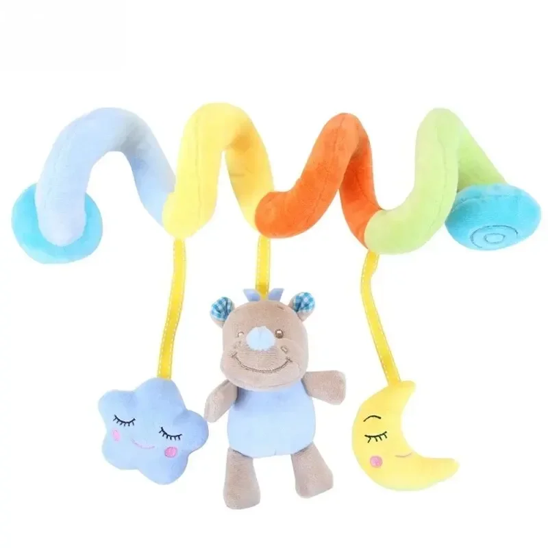 Spirale itude d'activité mignonne pour bébé, poussette CPull, siège auto, jouets de voyage, hochets pour garçons et filles