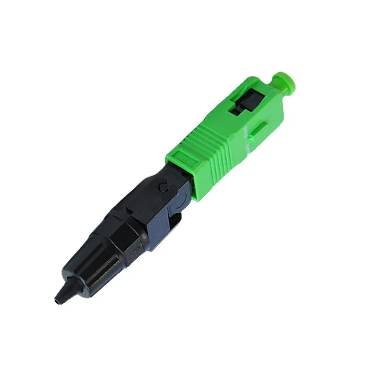 10pcs Lot Quick Field Assembly FTTH Embedded Fiber Optic Fast Connector SC APC SM Fiber Optic SC UPC Cold Connector