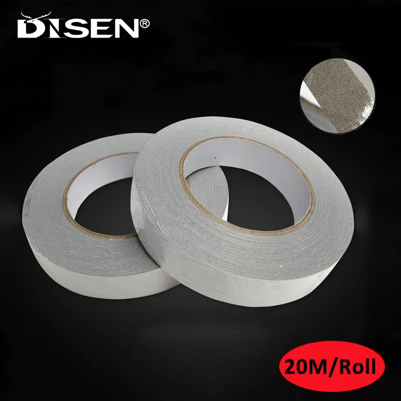 20M/Roll Double Sided Adhesive Tape Double Side Conductive Fabric Cloth Tape For LCD EMI Anti-Radiation Shielding