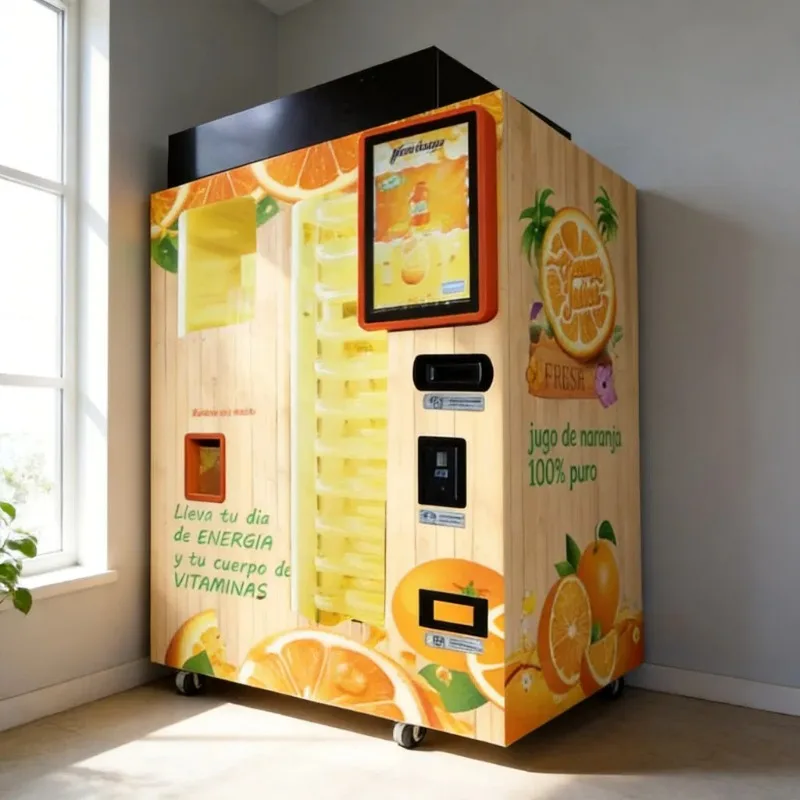 Innovative Cashless Fresh Juice Vending Machine for Wholesale Distribution