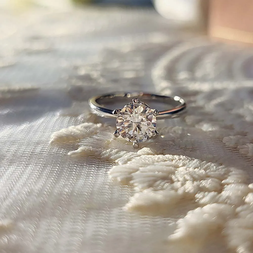 Tuopumiya 18K الذهب مختبر خاتم الماس النساء الإناث خاتم الماس خاتم الزواج للنساء #2