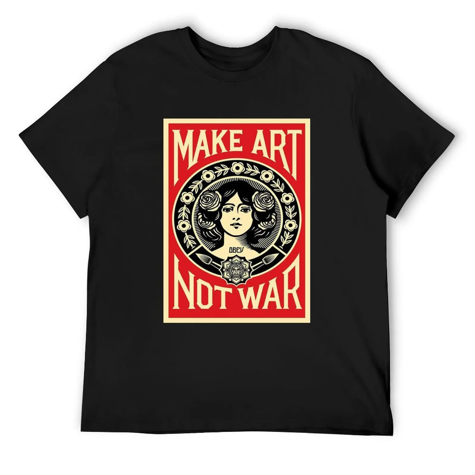 Art by Shepard Fairey, Shepard Fairey Art urbain T-Shirt baggy shirts anime stuff vintage graphic tee funny t shirts men