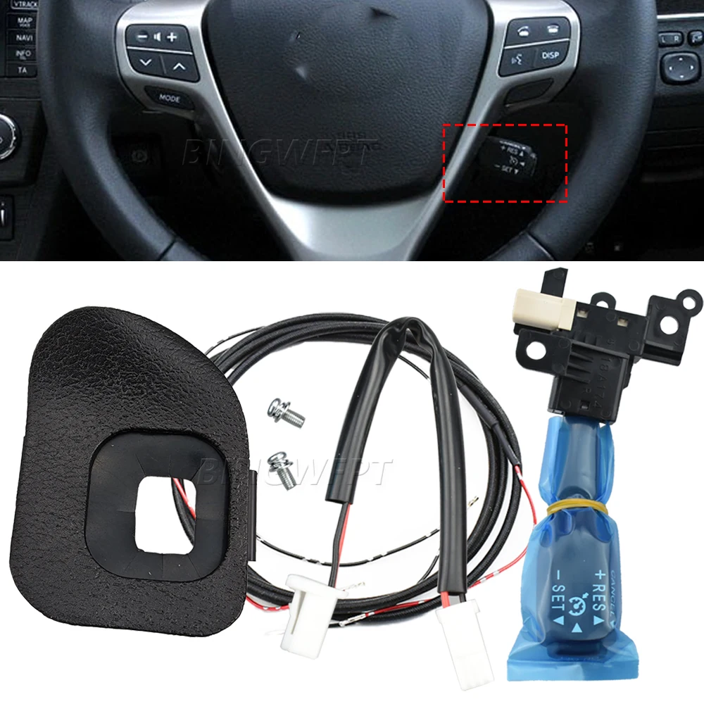 Steering Wheel Cruise Control Switch 84632-34011 With Cover 45186-05020-C0 84632-34017 For Toyota AVENSIS T27 2009-2015
