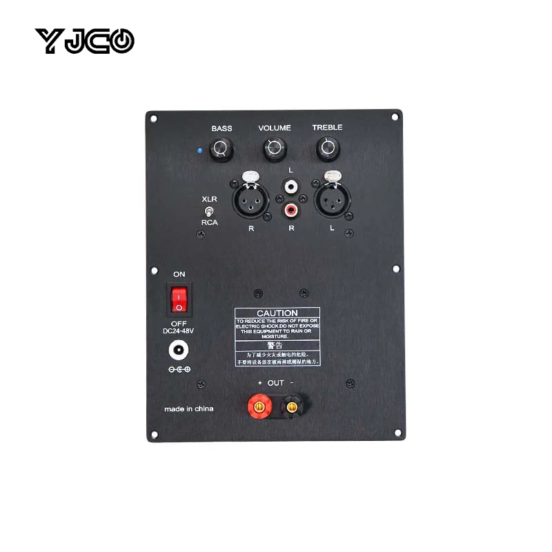 

Плата активного усилителя мощности YJCO TPA3255 300 Вт с входами RCA/XLR, DC24V-48V, Hi-Fi усилитель для пассивных колонок