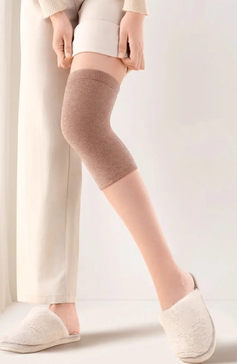 منصات الركبة الصوفية والسميكة المقاومة للبرد يمكن أن تحافظ على دفء مفصلات الركبة الخاصة بك، والتي هي المعدات الأساسية للخريف والشتاء