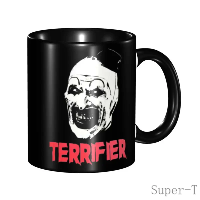 Terrifier Art The Clown Merch Coffee Mug Cute Halloween Tea Cups Gift For Women Men