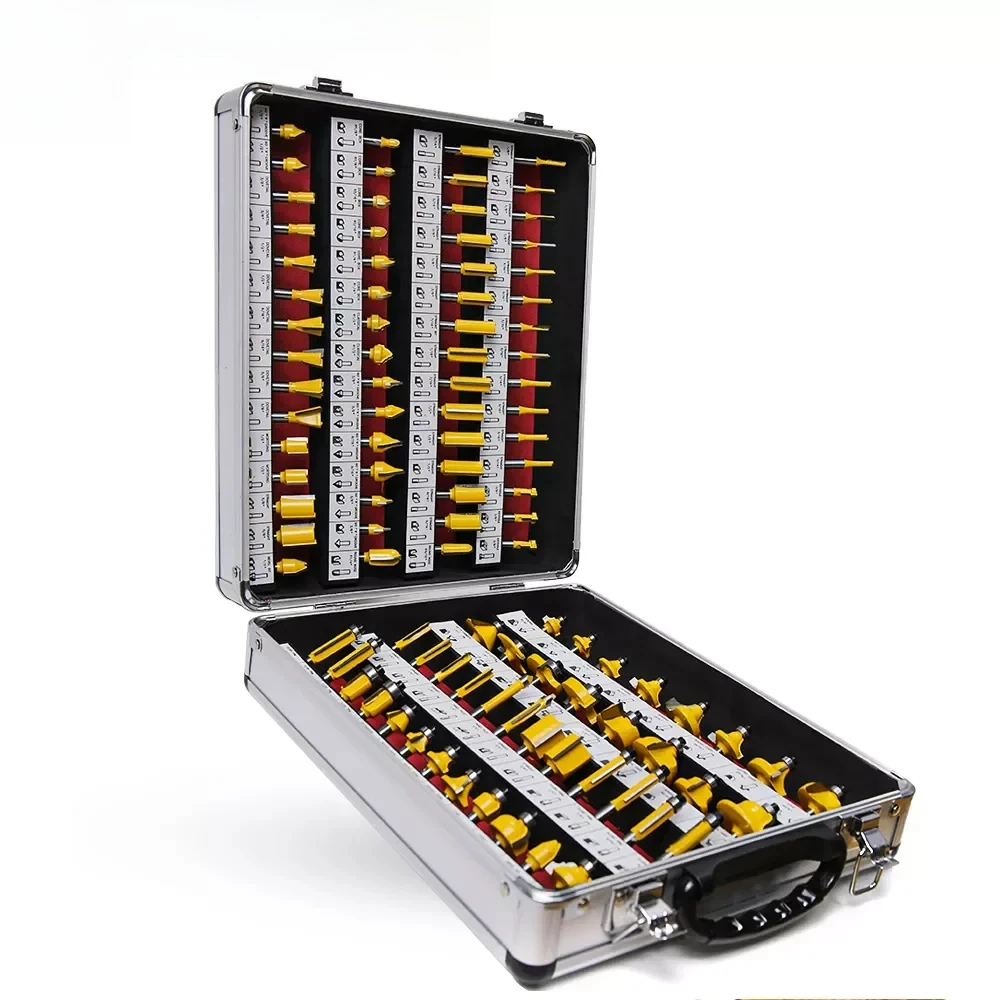 

ALLSOME 100 шт./компл. 1/4 дюйма хвостовик карбида вольфрама фреза деревообрабатывающий фрезер HT1192