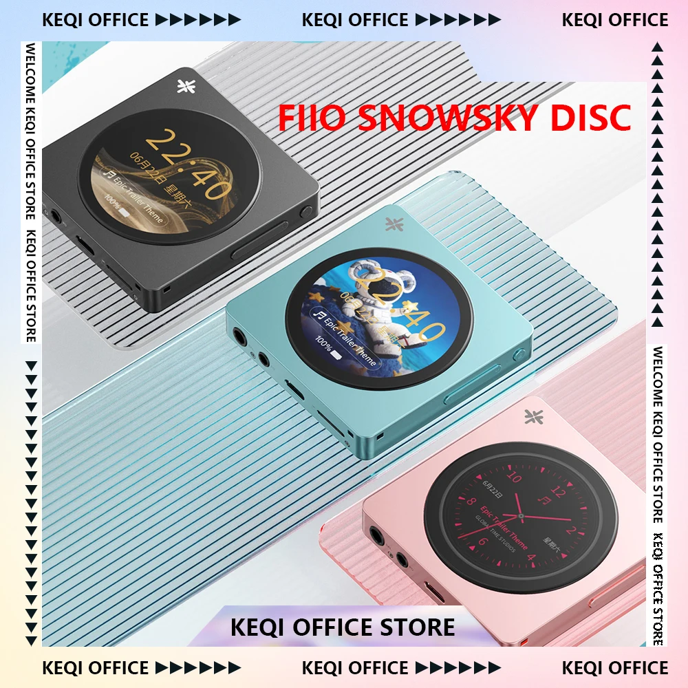 Fiio Snowsky Disc Music Player 2T TF Hi-Res HIFI Sound Quality MP3 Player Bluetooth5.4 WiFi USB AUDIO Support SPDIF Custom gifts