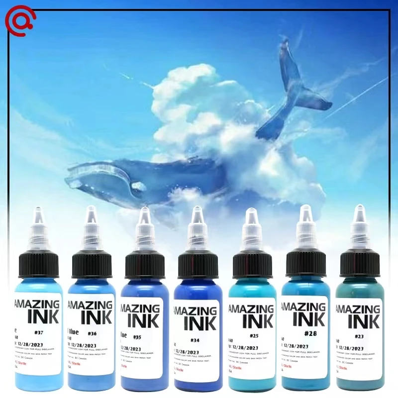 

1pcs 30ML/Bottle Professional Tattoo Pigment Inks Safe Half Permanent Paints Supplies For Beauty Makeup Body Art Tattoo Tool