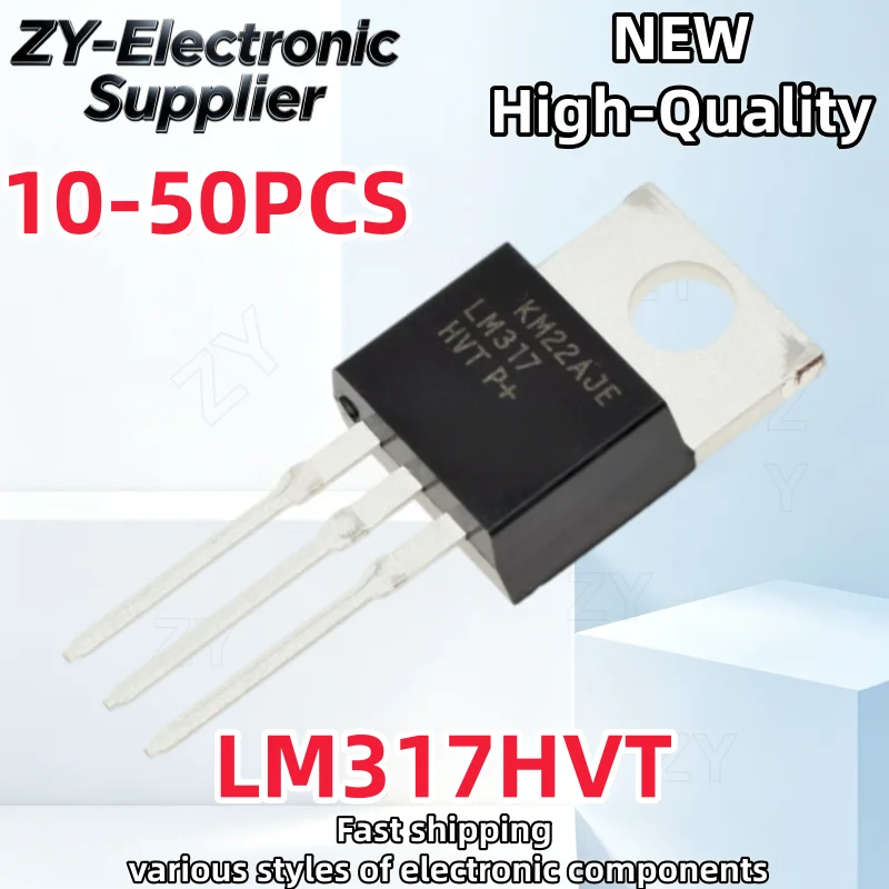 10-50Pcs 100% New LM317HVT TO-220 LM317HV LM317 Linear Voltage Regulator Transistor In Stock