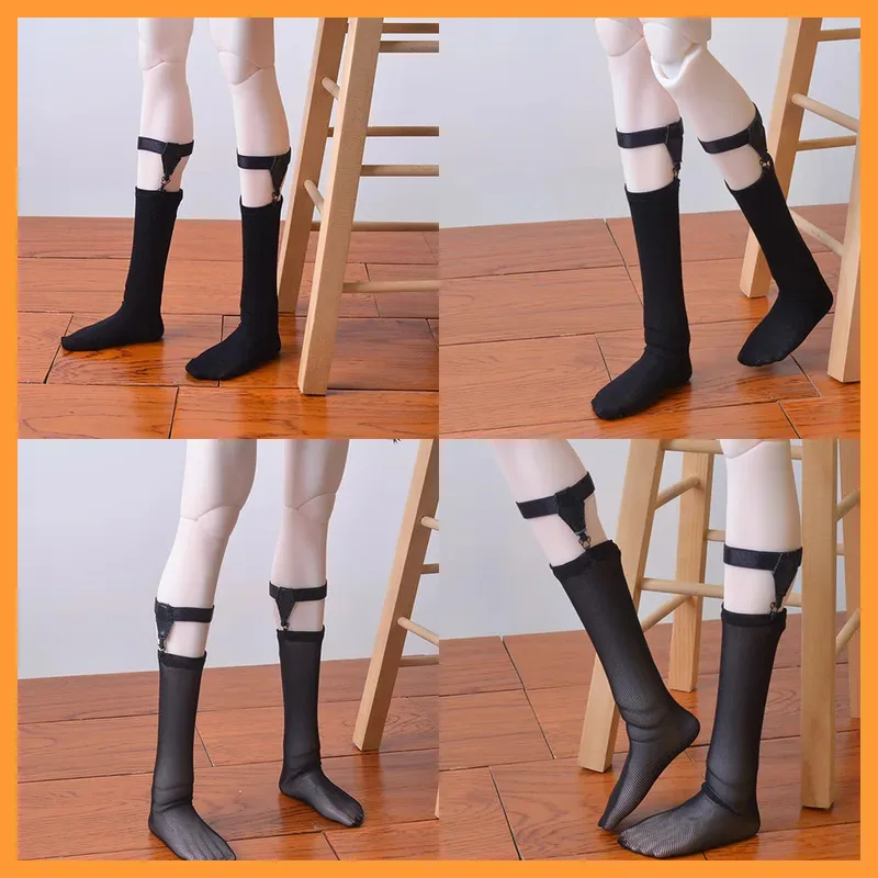 

【Only Clothes】1/3 1/4 Scale British Gentlemen Carf Socks Punk Leg Rings Strap Socks for ID75 Normal/Strong Uncle Big Dolls