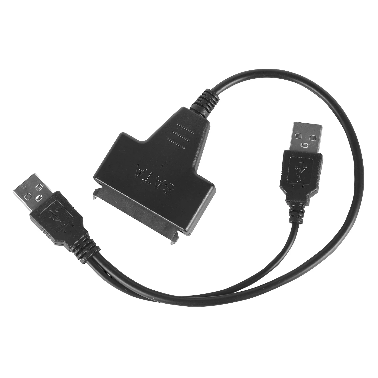 Usb To Cable 2.5 Inch Hard Disk Adapter Data Transfer Cord For External Mobile Ssd Usb2.0 Dual Power Supply Fast Backup