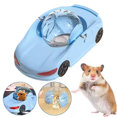 Creativity Transparent Hamster Sport Ball Funny Plastic Ferret Running Ball Large Small Pet Car For Small Animal