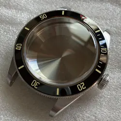 High Quality Solid 38.8mm Stainless Steel BB58 Watch Case Ceramic Bezel Sapphire 20Bar Waterproof Suitable For NH35/36 Movement