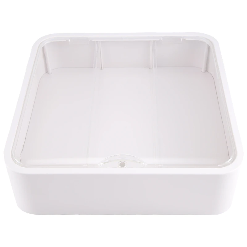 Espositore regolabile con vetrina trasparente montata a parete per figure + porta, bianco