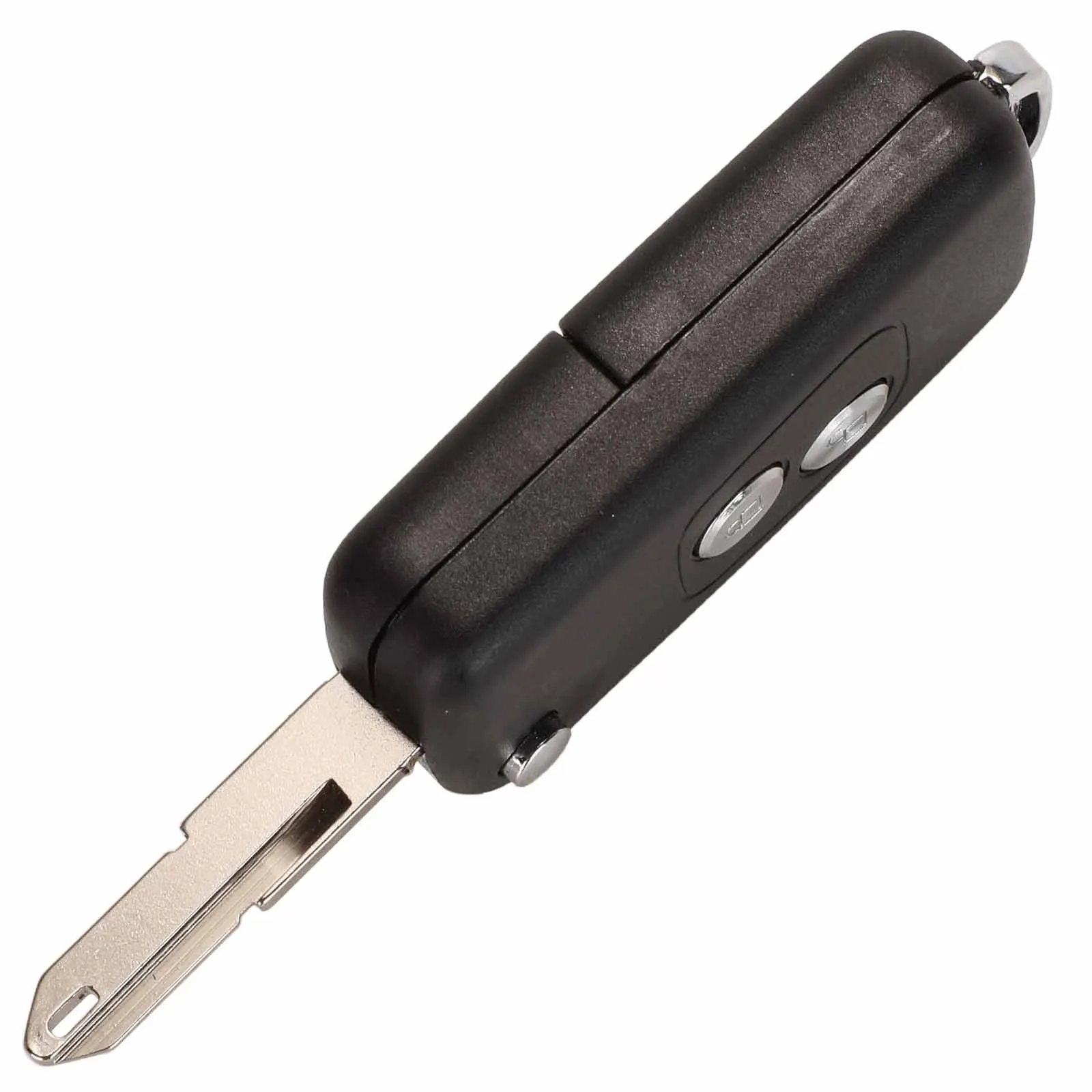 Флип-ключ jingyuqin с 2 кнопками, оболочка для автомобильного дистанционного ключа, оболочка для Peugeot 206, 306, 307, 107, подходит для модификации Citroen HU83, VA2, NE73, брелок с лезвием