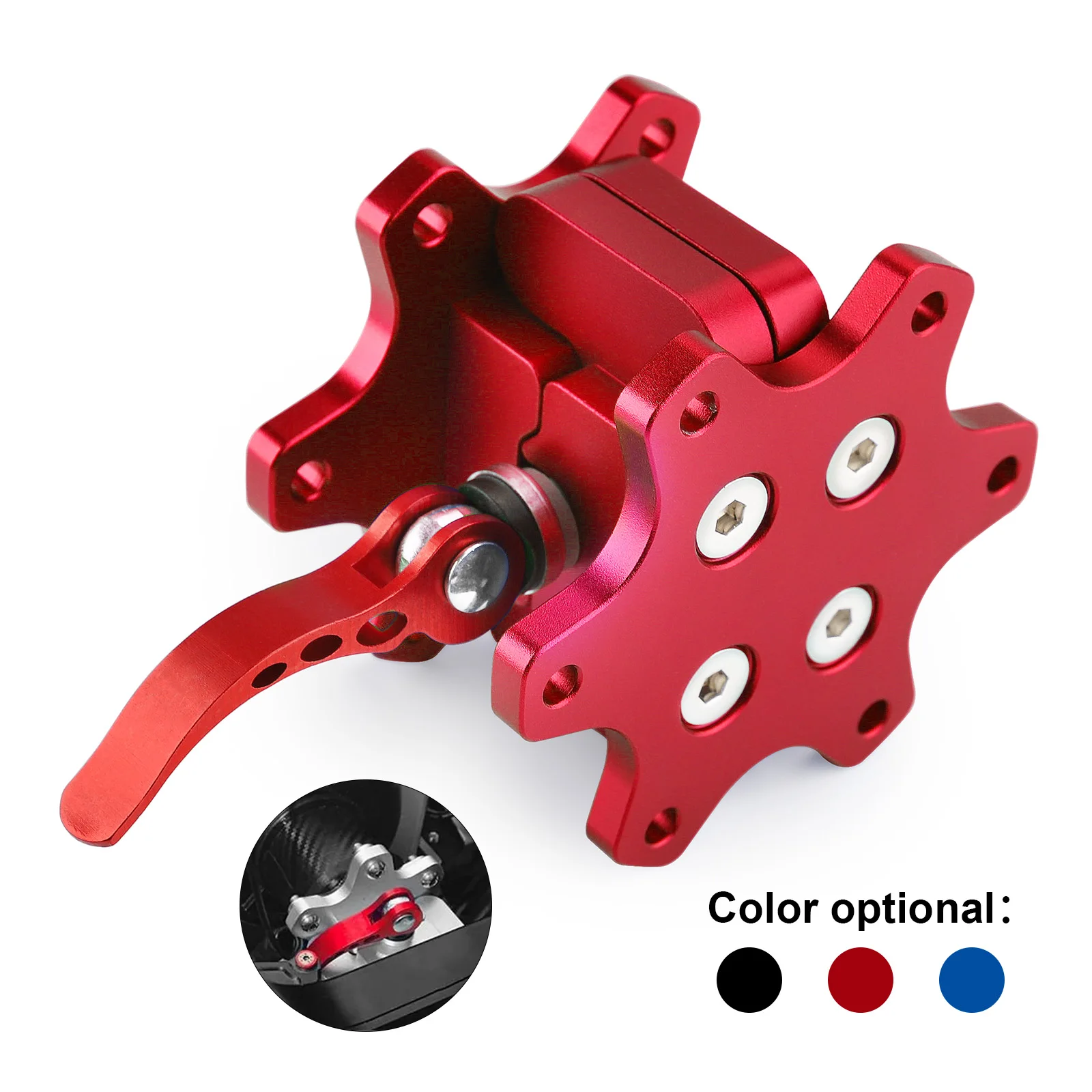 

Быстросъемное рулевое колесо 70 мм для Simagic, Thrustmaster, гоночные игры Logitech, красный, черный, 7075 Q1R, алюминиевый сплав