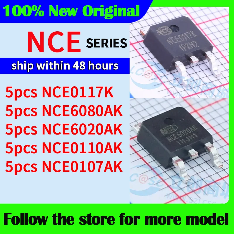 

5 шт./лот NCE0117K NCE6080AK NCE6020AK NCE0110AK NCE0107AK Высокое качество, новинка