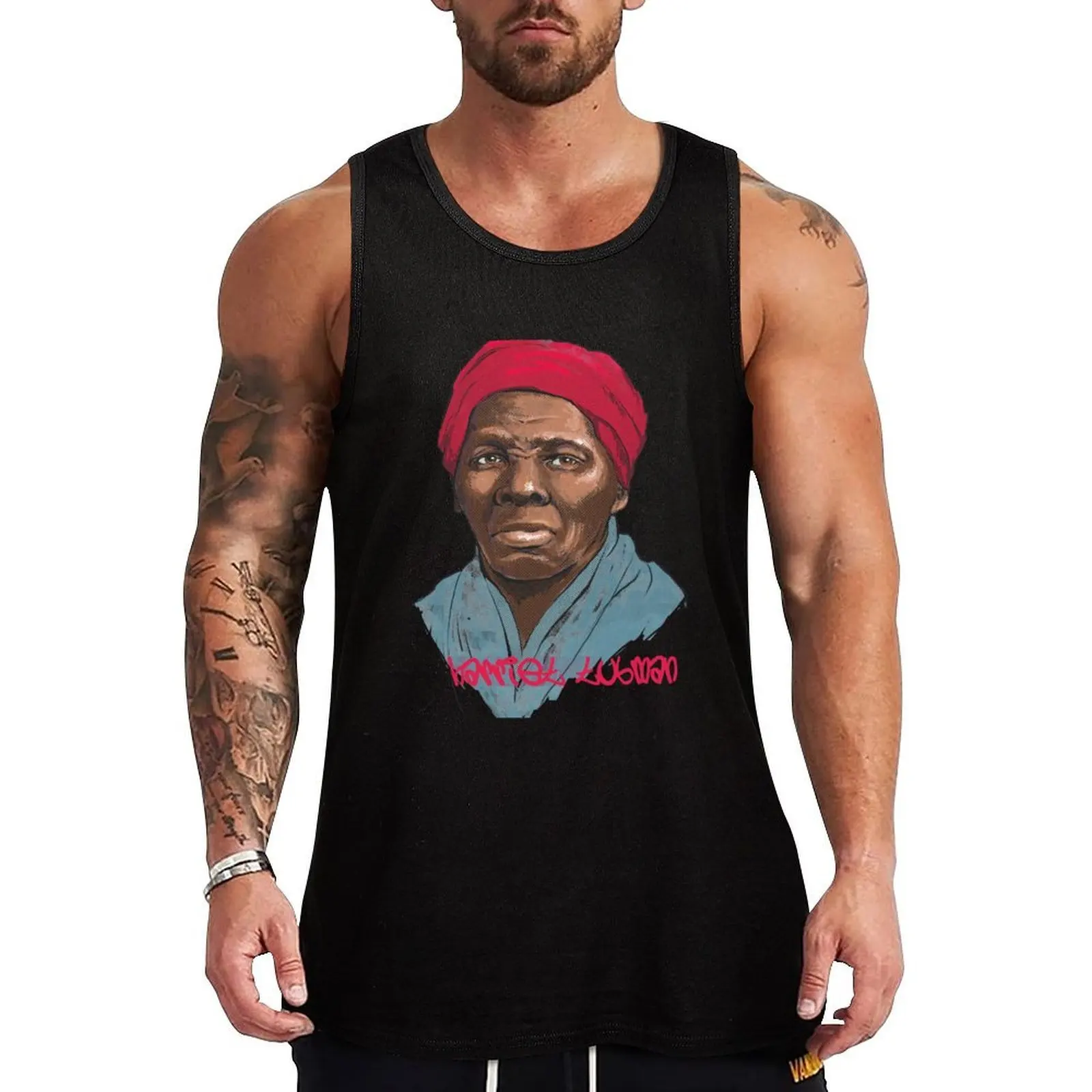 

Harriet Tubman - American Hero Tank Top Nature Print Tank Top Landscape Graphic Sleeveless
