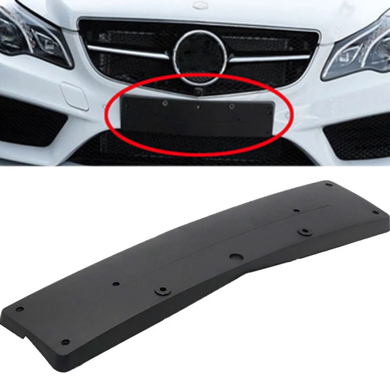 2128851781 Car Front Bumper License Plate Frame License Plate Bracket for Mercedes Benz