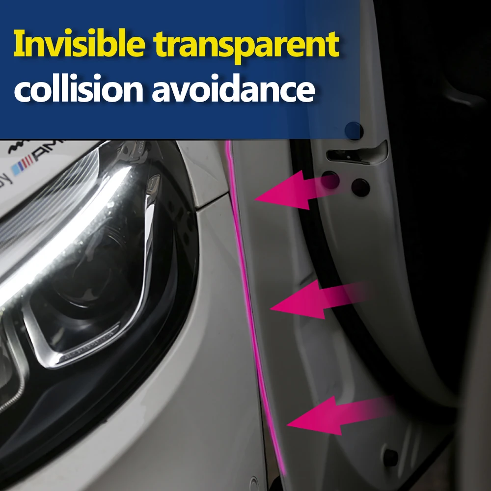 Anti-scratch Wrap Sticker Styling Mouldings 1.5cmx5m Car Door Edges Guard Door Scratch Protector Paint Protective Film