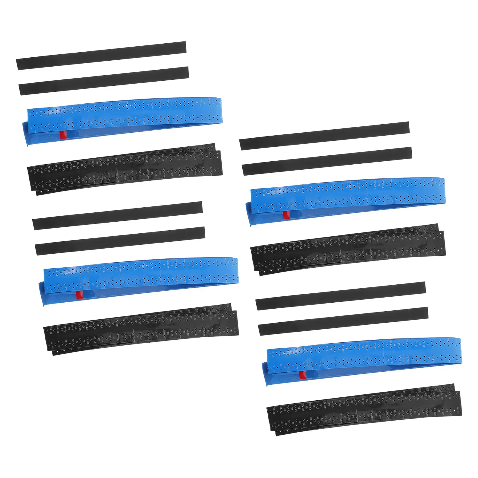 

4 комплекта водонепроницаемой противоскользящей двухцветной ленты для гольф-клюшек, для надежного захвата, для гольфистов