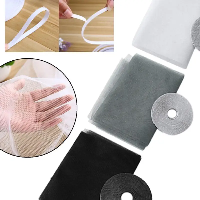 Anti Fly Mosquito Net Window Screen Mesh Adesivo Mosquito Inseto Flying Bug Net Cortinas para Janelas de Cozinha Home Protector 