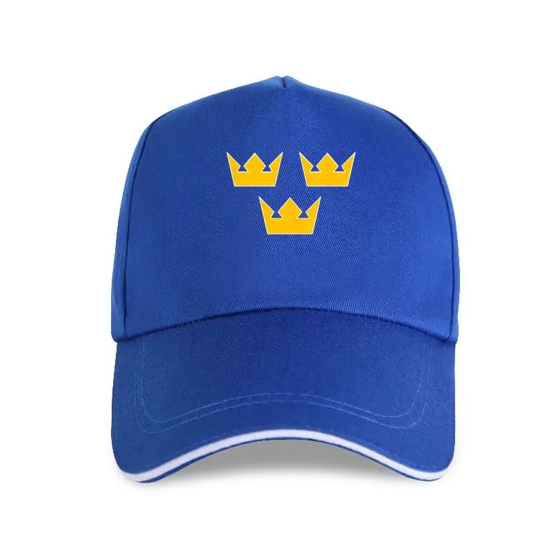 New 2021 Printed Men Cotton Baseball cap Sweden Ice Hockey team 3 Crowns Swedish tre kronor Women