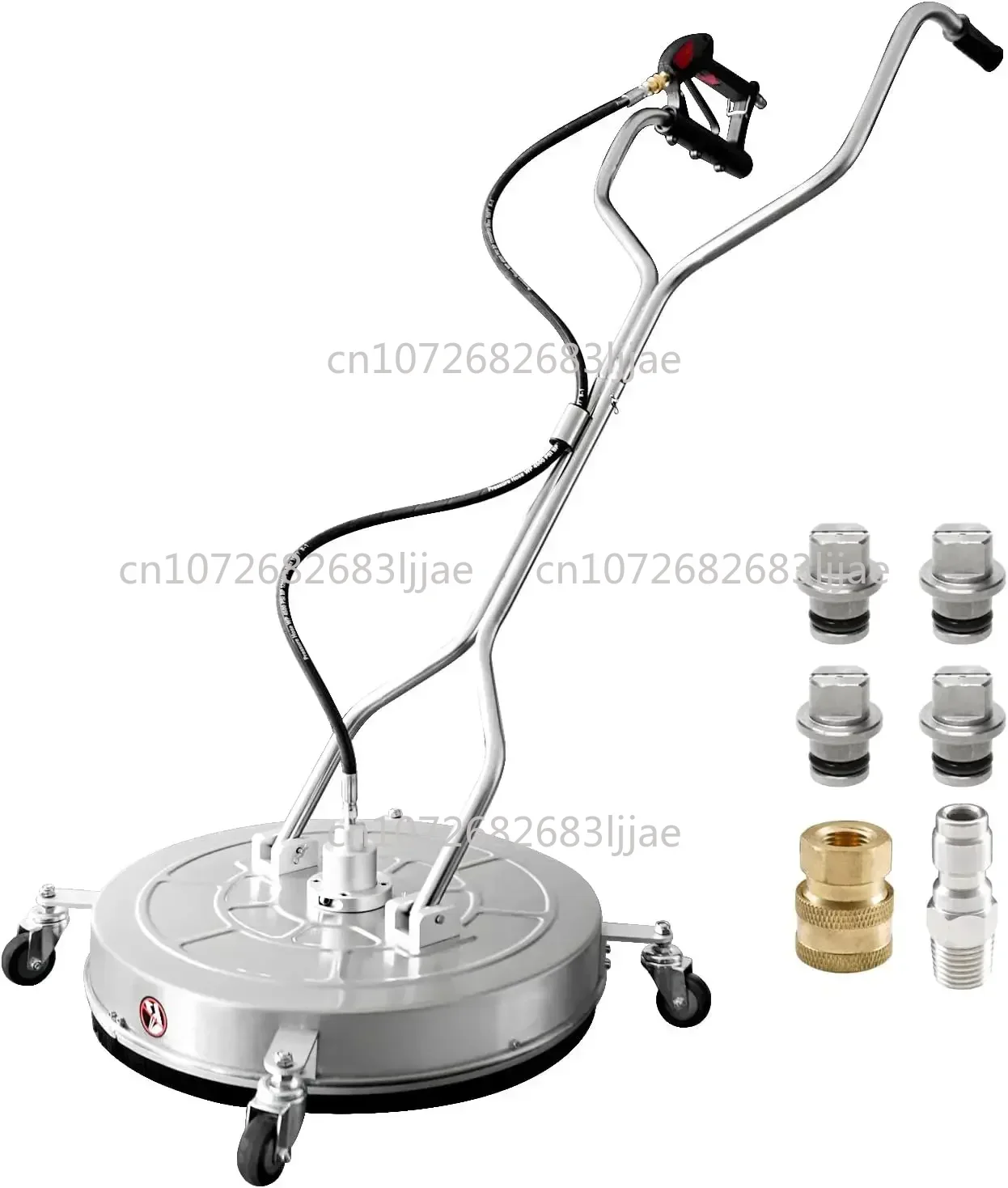 Hot Sales24'' Pressure Washer Surface Cleaner With 4 Wheels,Dual Handle,Stainless Steel Housing,