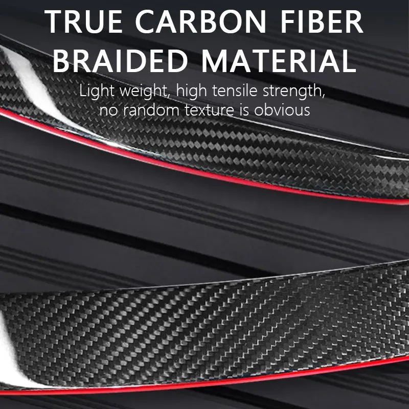 Real Carbon Fiber 2023 For Tesla Mode Y Rear Trunk Wing Spoiler 21-2022 Model Y Original Spoiler Lip Car Accessory Modification