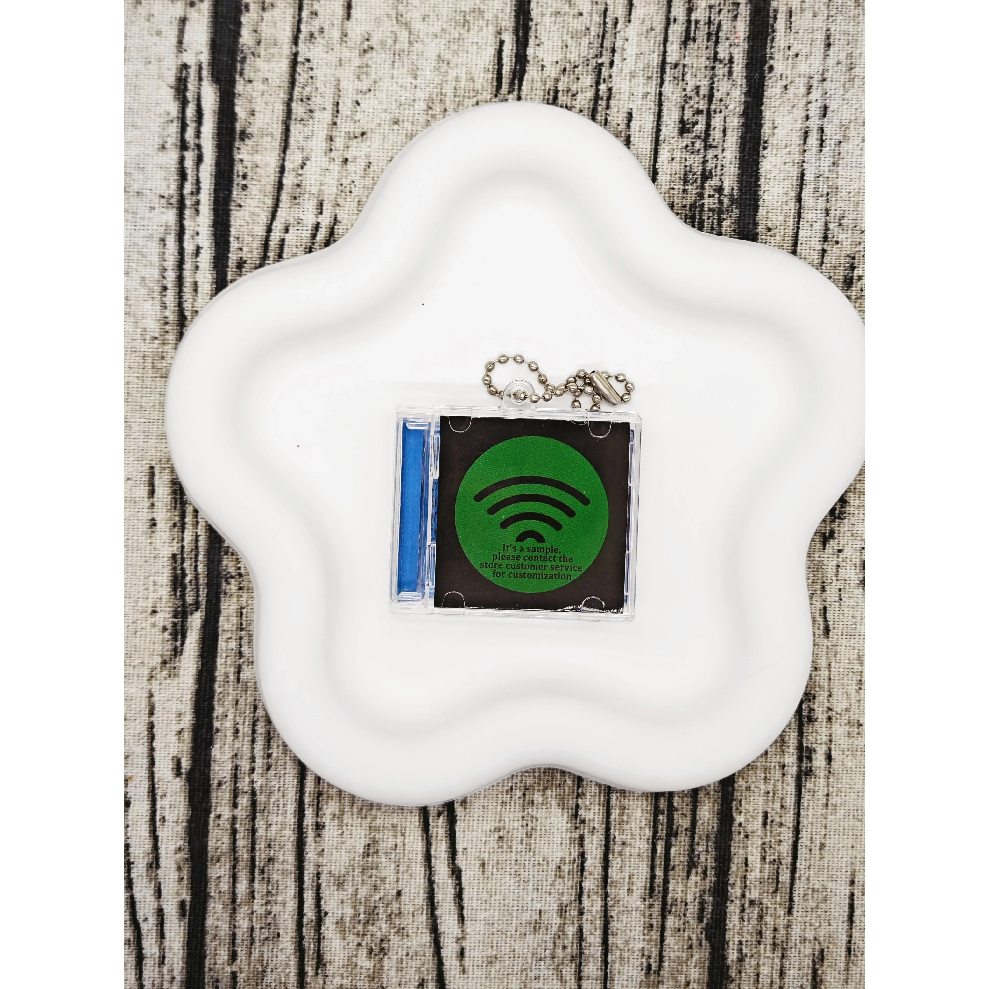 Free Custom Design NFC Mini CD Album Keychain for Woke Up Album Music Lovers Moving Gift