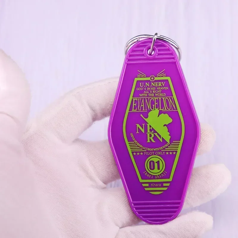 신세기 에반게리온 Eva 키 체인 만화 배낭 펜던트 전화 AirPods 동전 지갑 열쇠 고리 Kawaii 장난감 장식 어린이 선물