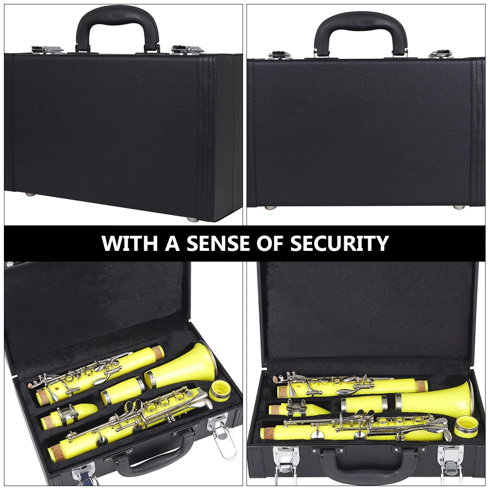 

Clarinet Box Case Padded Carry Musical Instrument Protective Handbag Child