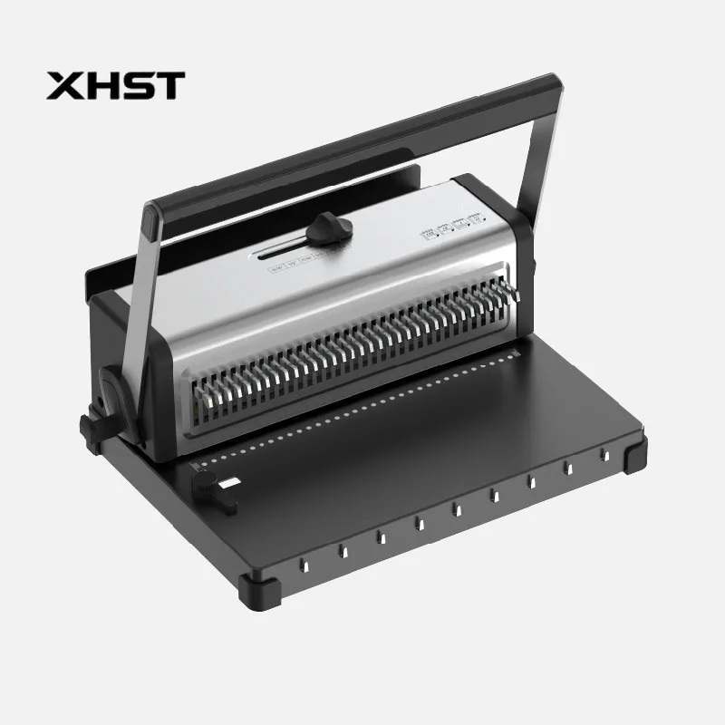 34 Holes 3:1 Wire and Spiral Multi-functional Binding Machine with Selectable Punching