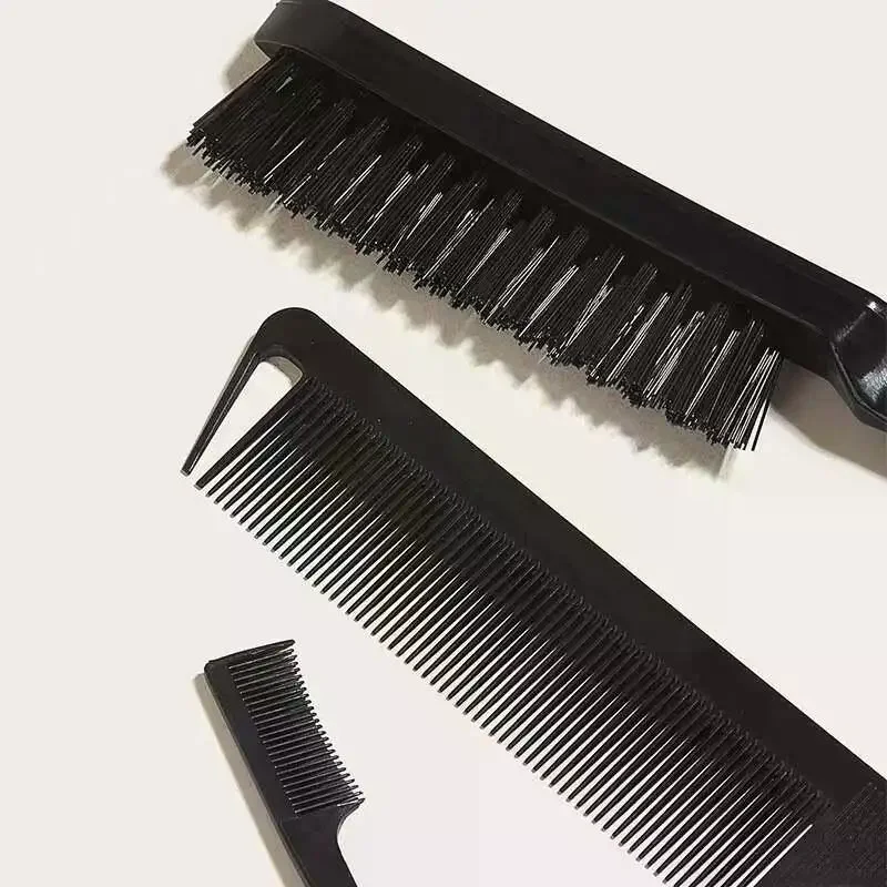 Pro Pointed Tail Salon Hairdressing Styling Anti-static Comb Hair Brush Steel Needle Rat Barber Accessories