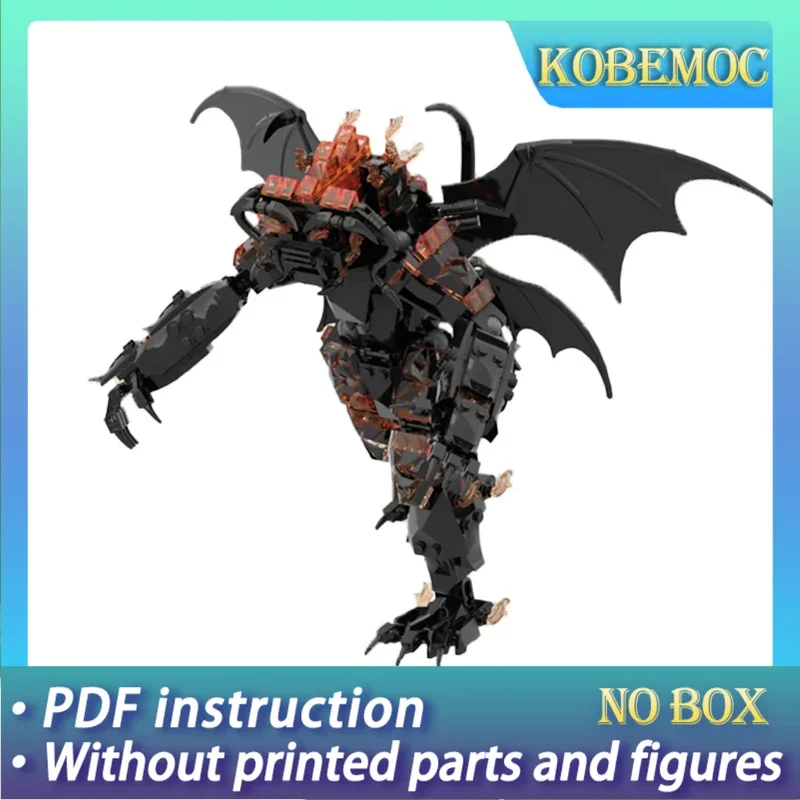 

Кольцо-модель фильма Moc, строительные кирпичи, средневековые Балароги, технология монстров, модульные блоки, подарок, рождественские игрушки, наборы «сделай сам», сборка