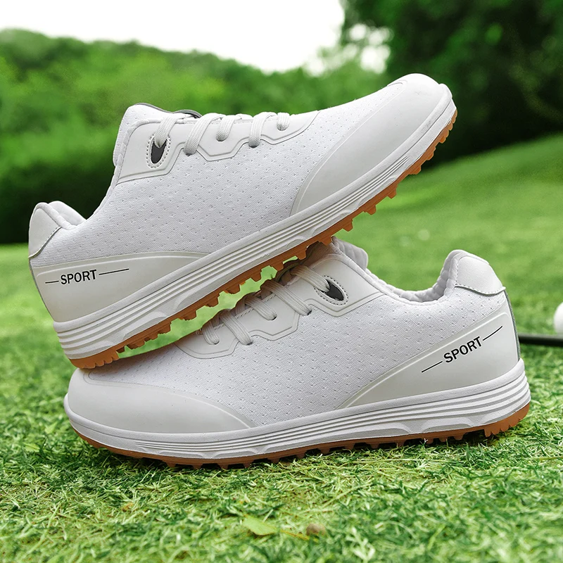 Scarpe da Golf professionali uomo e donna scarpe da Golf antiscivolo leggere e comode scarpe da Golf da allenamento all'aperto taglia 36-46