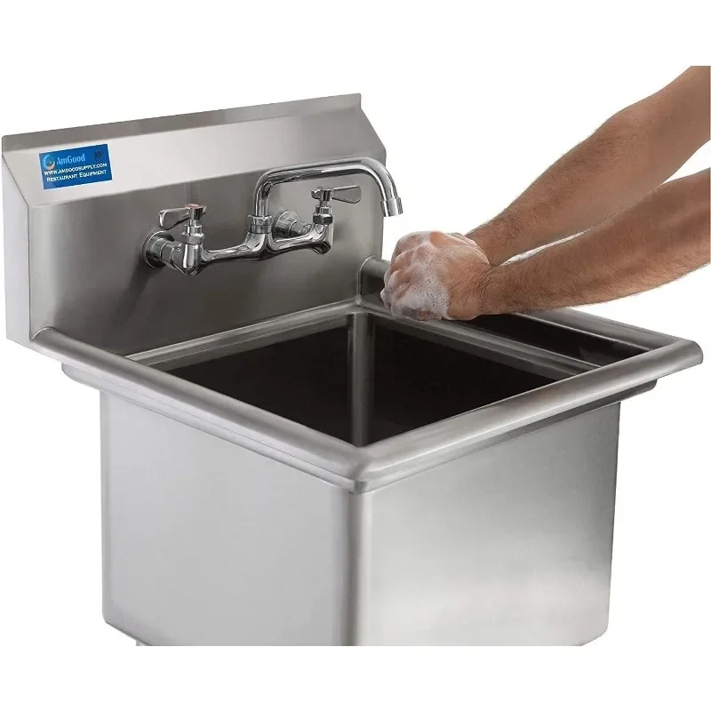 Prep & Utility Sink 304 Stainless Steel Restaurant, Kitchen, Laundry, Garage NSF