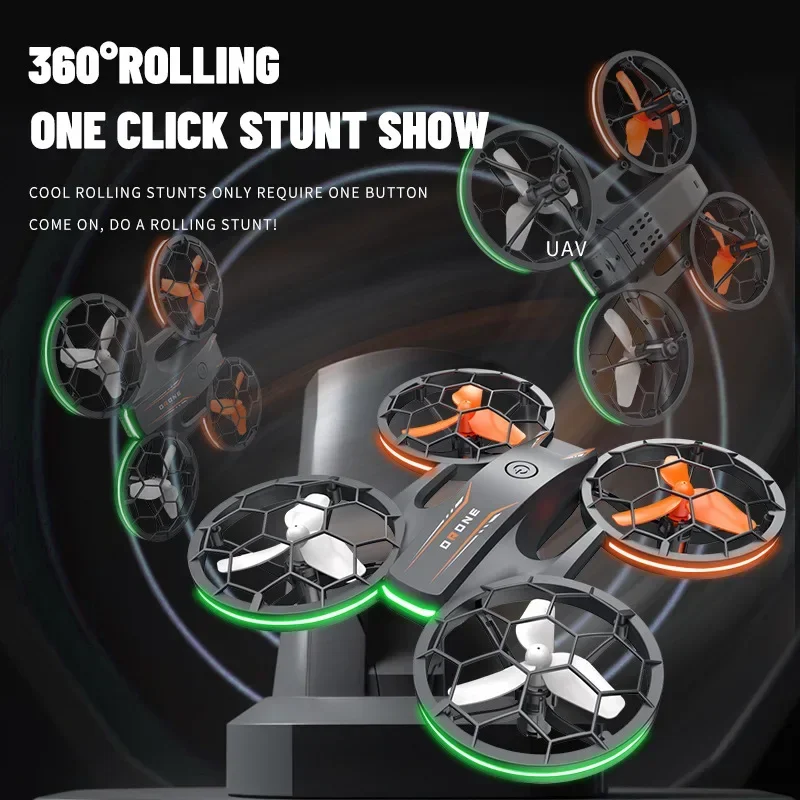 새로운 미니 S171 드론 쿼드콥터 360도 플립 다양한 조명 전환 기능과 고급스러운 보관 가방 생일 선물 ​ 남자아이 장난감