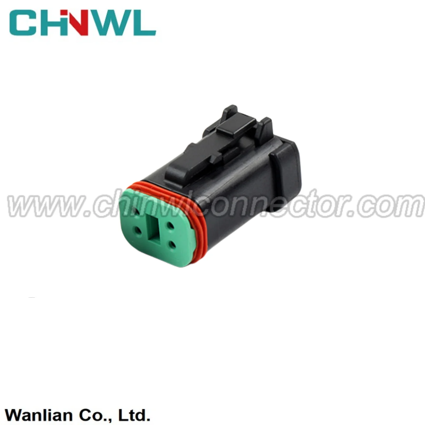 

50sets 4pin plastic electric plug AT04-4P-EC01BLK waterproof wiring harness connector DT06-4S-E005/AT06-4S-EC01BLK DT04-4P-E005