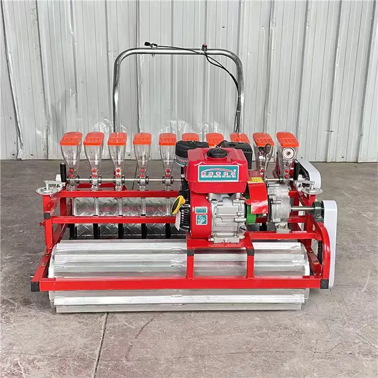 -r  Engine Self-propelled Multi Row Vegetable Planter Seeder Machine Onion Tomatoes Seeding Sowing Machine *